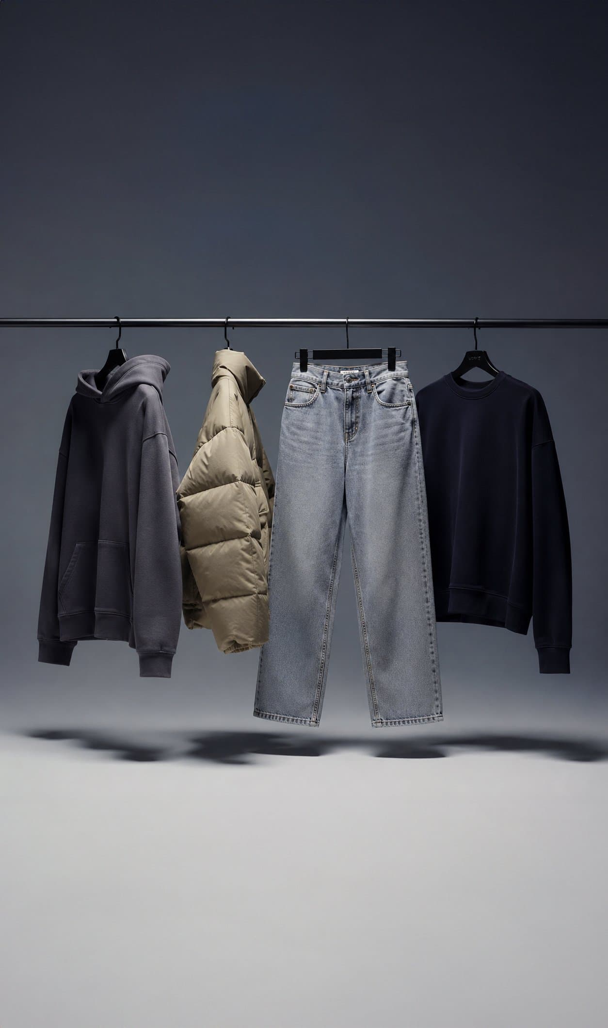 Apparel layering ad still