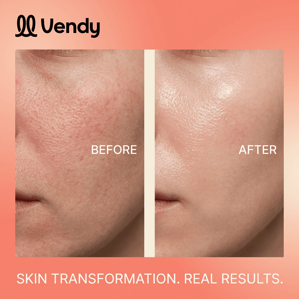 Serum deck, slide 3: skin before and after